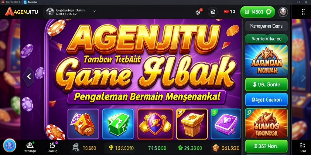 Screenshot gameplay AGENJITU yang menampilkan putaran slot yang seru.