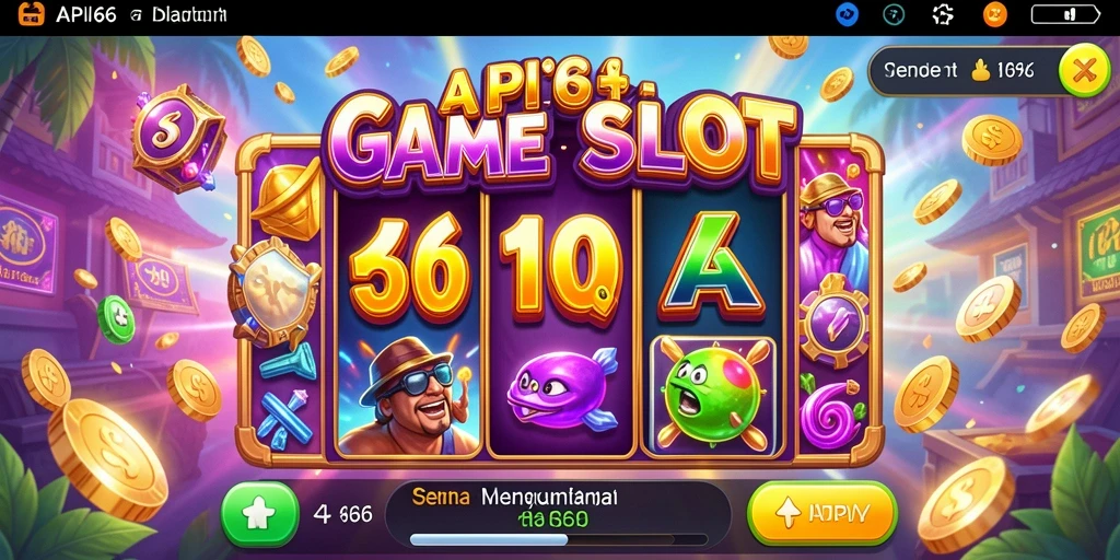 Tampilan gameplay intuitif dan menarik dari API66.