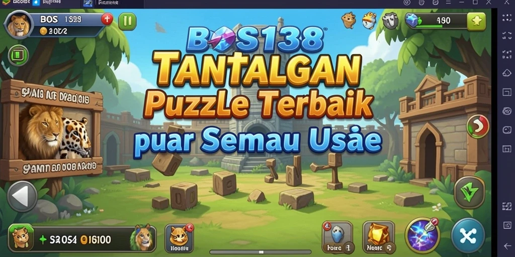 Tampilan gameplay BOS138 dengan tantangan puzzle yang menarik.