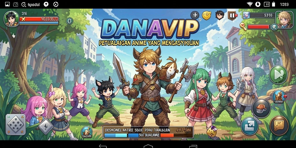 Gameplay menarik dan mendebarkan dari DANAVIP yang diambil dari dunia anime.