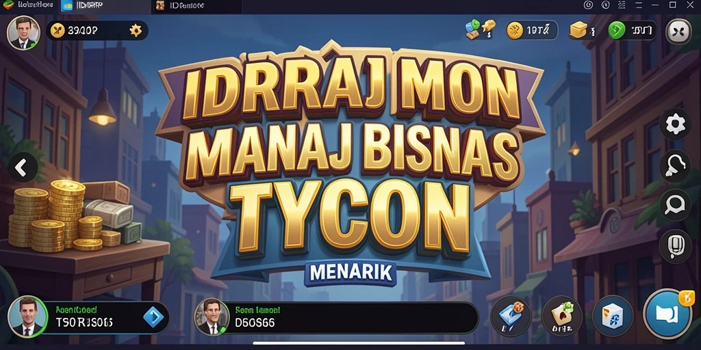 Tampilan gameplay <strong>IDRRP</strong> yang penuh tantangan dan strategi bisnis.