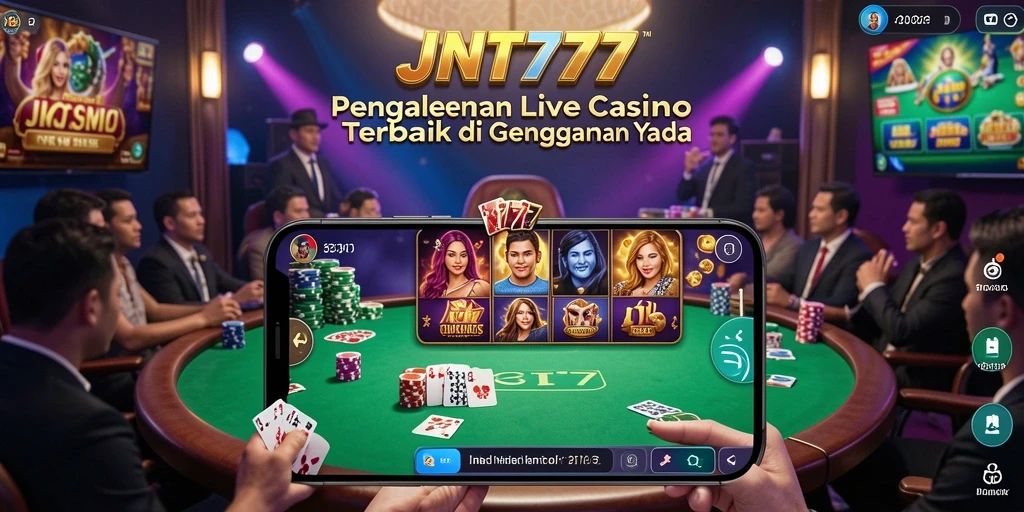 Tampilan gameplay JNT777 yang menyenangkan dalam suasana Live Casino.