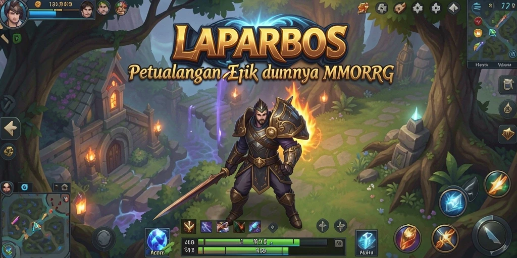 Screenshot gameplay LAPARBOS dengan grafis memukau dan petualangan seru.