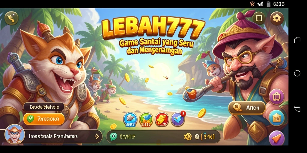 Tampilan gameplay LEBAH777 yang seru dan menyenangkan.