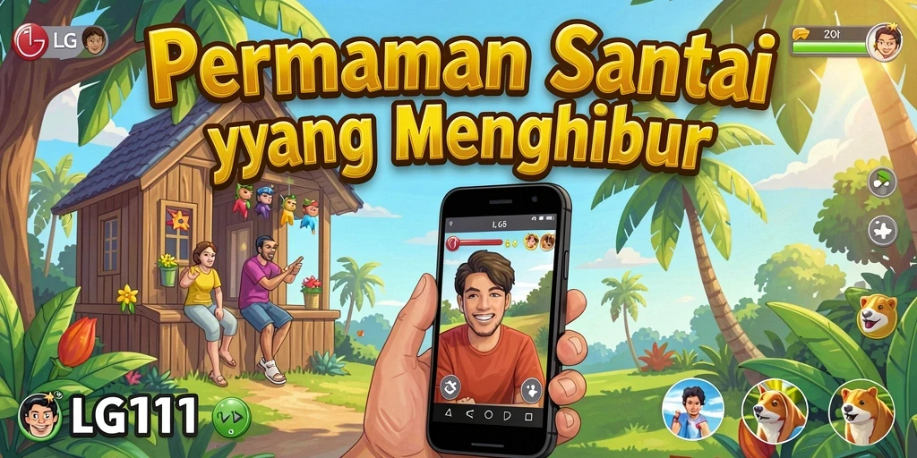 Tangkapan layar utama LG111 menampilkan gameplay yang menyenangkan dan interaktif.