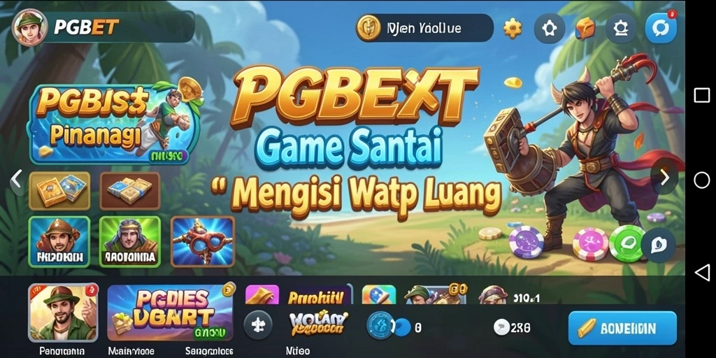 Tampilan permainan PGBET yang menyenangkan dan menghibur.