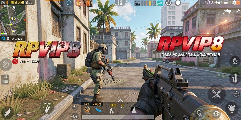Tampilan gameplay mendebarkan dalam RPVIP8, seru dan kompetitif.