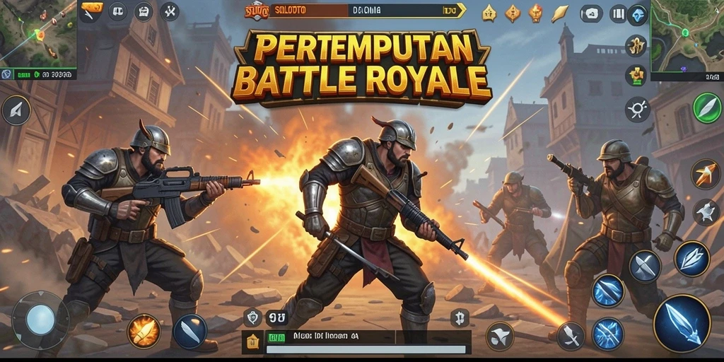 Screenshot gameplay SOLOTOTO yang menunjukkan aksi mendebarkan.