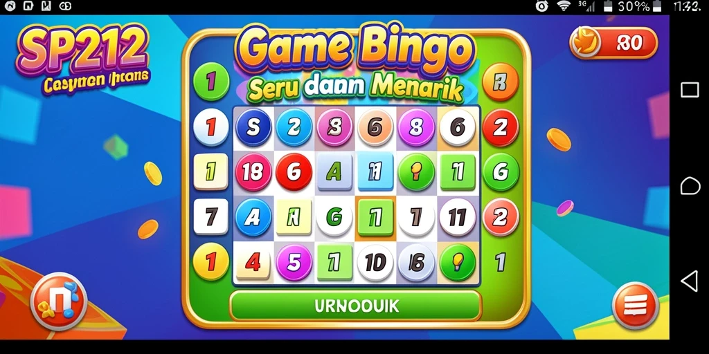 Screenshot utama SP212 menampilkan gameplay Bingo yang seru dan interaktif.