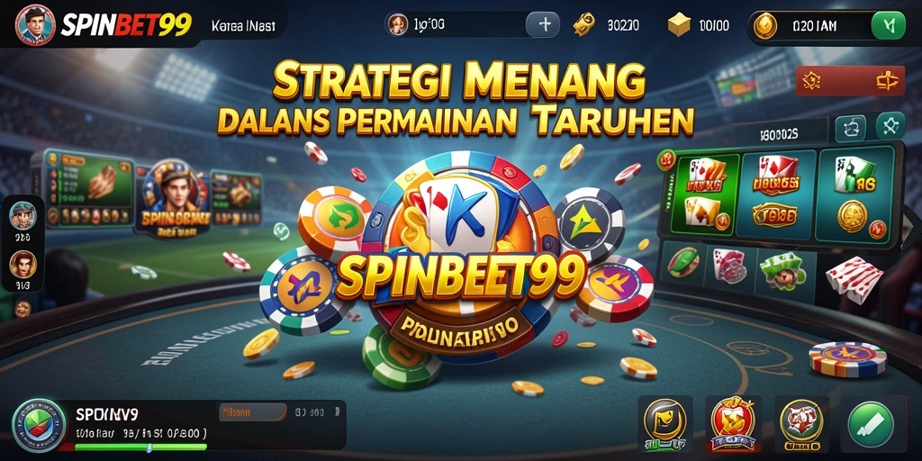 Tampilan gameplay menegangkan SPINBET99 dalam mode strategi.