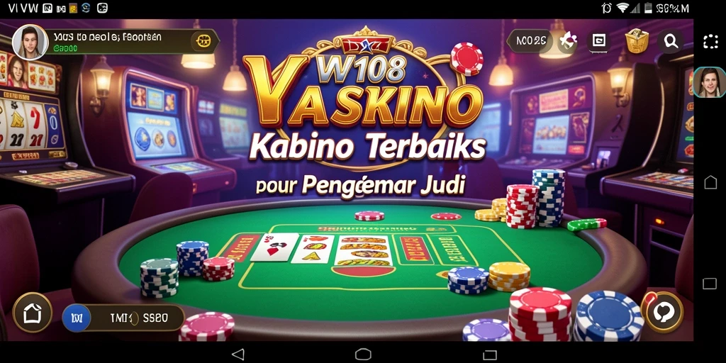 Tangkapan layar gameplay VW108 menampilkan keseruan permainan Kasino.
